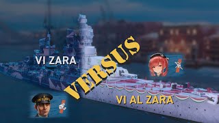 AL Zara vs Zara  World of Warships Legends [upl. by Grania]