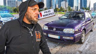 JE SÈME LA POLICE EN GOLF III VR6 🚔🔥 [upl. by Sajovich]