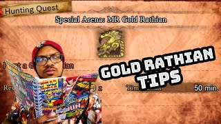 Some Tips For GOLD RATHIAN Real Time  MHW Iceborne [upl. by Suiddaht151]