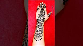 Simple floral beautiful mehndi designyoutubeshorts shortvideo viralshorts viralreels mehndi 💥🔥🌺 [upl. by Zilla995]