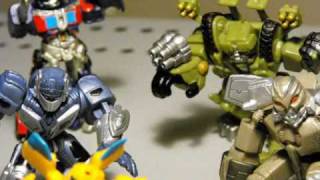 C Sprays quotFirst Impressionquot TF Review 41 07 Movie Series Robot Heroes Wave 2 Part 2B [upl. by Naened]