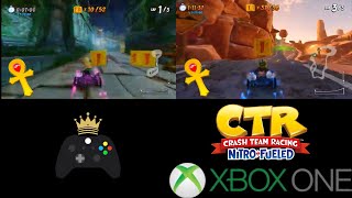 Crash Team Racing NitroFueled Xbox One P12 Tiger Temple amp Dingo Canyon Relics 2024 [upl. by Billie]