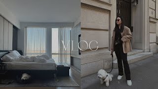 VLOG CITY W THE GIRLS NUFACE TUX SHOPPING HOTEL STAYCATION  ALYSSA LENORE [upl. by Rabassa]