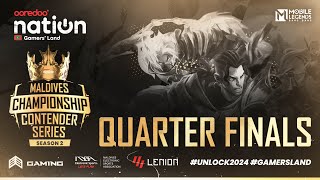 Ooredoo Nation MLBB Contender Series 2  Quarter Finals  Day 1 [upl. by Brana]