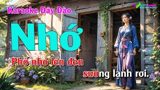 Karaoke Tân cổ Nhớ  ST Võ Quyền Theo PC Ns Võ Ngọc Quyền [upl. by Lamaaj303]