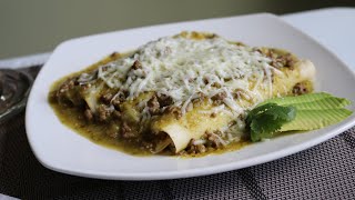 Receta de enchiladas suizas con pollo y carne de res Sin horno 😋 [upl. by Caton]