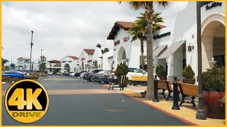 Driving Tour of La Habra Towne Center Shopping mall 4K [upl. by Mishaan]