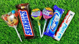 Satisfying video Asmr Lollipops candy and chocolate Gummy candy Cutting video [upl. by Anallise810]