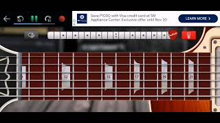 metallica  blackened intro reverse and non reverse on guitar app [upl. by Anivad]