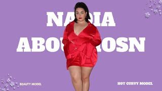 Nadia Aboulhosn 🌟 Body Positive Model Plus Size amp Influencer 🌟 [upl. by Leontina]