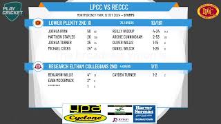 Lower Plenty 2nd XI v Research Eltham Collegians 2nd XI [upl. by Renado]