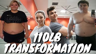 How to Lose 110lbs With Gracies Journey  Crazy Transformation [upl. by Ahsinot]