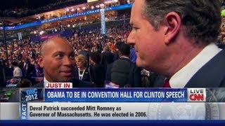 Deval Patrick on the RNC plan and quotGodquot [upl. by Neitsirk256]