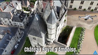 4K Château Royal dAmboise 2024 drone chateau amboise [upl. by Melia]