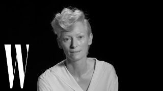 Tilda Swinton Dishes on Who She Thinks is a God  Screen Tests 2015 [upl. by Ruyle179]