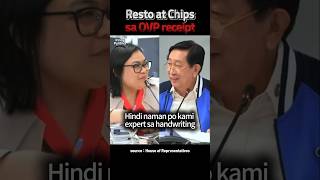 RESTO AT CHIPS SA OVP RECEIPT VP Sara OVP OVPBudget [upl. by Clothilde]