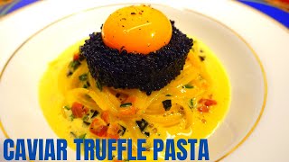 Caviar and Truffle Pasta 👑 [upl. by Alyda]