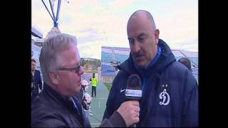 Interview with Stanislav Cherchesov after Dynamo Moscow winning The Atlantic Cup 2015 [upl. by Marriott]