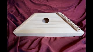 Strumenti per la musicoterapia Cetra  Handmade Instruments for music therapy Zither [upl. by Wally618]