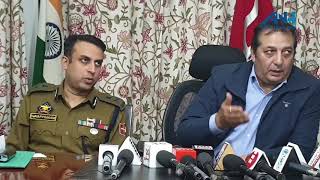 Div Comm amp IGP Kashmir Addresses Media Regarding Ban On Vehicular Movement On NH Way UdhmprUri [upl. by Yssenhguahs]