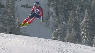 Steven Nyman Podiums in Kvitfjell Downhill 2016 [upl. by Ellehcan]