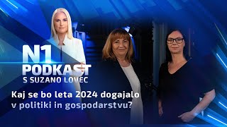 N1 podkast s Suzano Lovec Kaj se bo leta 2024 dogajalo v politiki in gospodarstvu [upl. by Enneillij777]