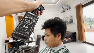 ASMR 💈 Hair Cutting Sound Helps You Relax And Sleep  Haircut With Scissors No Talking Episode 2 [upl. by Krein]