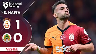 Vestel  Galatasaray 10 Alanyaspor  HighlightsÖzet  Trendyol Süper Lig  202425 [upl. by Elbon]