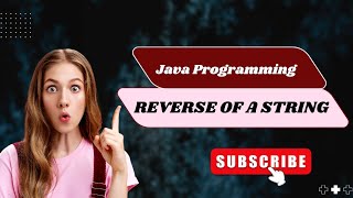 Reverse of a string using Java javaprogramming coding [upl. by Noak414]