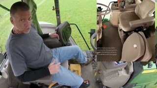 Review of Buddy Seat for JD 6115 Tractor [upl. by Ocirderf503]