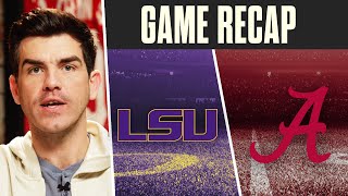 LSU vs Alabama Recap Reaction amp Analysis  2023 [upl. by Raymund804]