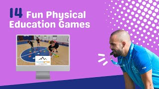 Best 14 Fun physical education games  indoor games  physed games  PE GAMES [upl. by Leboff]