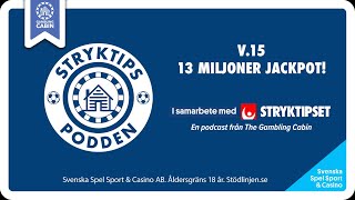 Stryktipset v15  13 Miljoner jackpot [upl. by Cima]