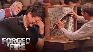 The Ultimate Puzzle Piece Forging Challenge  Forged in Fire Season 7 [upl. by Ventura]