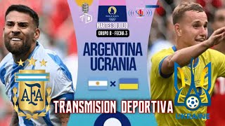 ARGENTINA vs UCRANIA 🔴 FECHA 3 🔴 JJOO PARIS 2024 · JUEGOS OLIMPICOS · UCRANIA vs ARGENTINA [upl. by Dena829]