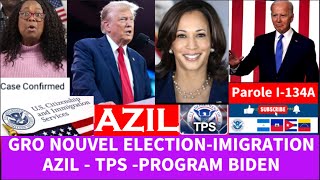 BILAN PROGRAM BIDEN GRO NOUVEL SOU ELECTION USA TRUMP AVEK KAMALA NAN BATAY  IMIGRATION AZIL  TPS [upl. by Hyacinthe]