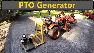 NorthStar PTO Generator on Kubota B7100 [upl. by Saoj100]