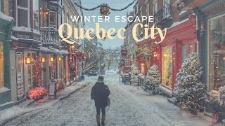 Winter Escape Christmas in Quebec City [upl. by Etteinotna]