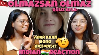 Indian🇮🇳ReactionGüliz Ayla  Olmazsan OlmazAmir khan song tune turkishsong [upl. by Tjader]