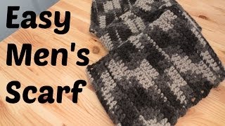 Easy Mens Scarf [upl. by Osgood]