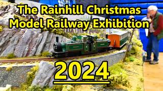 Rainhill Christmas model railway exhibition 2024 [upl. by Mcmurry46]