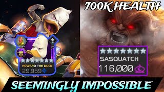 HOWARD THE DUCK DOES THE SEEMINGLY IMPOSSIBLE Alliance War Adventures  Mcoc [upl. by Darleen]