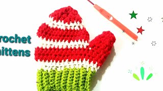 crochet Baby mittens1 to2yearshandmade crochet craft [upl. by Padget]