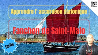 Fanchon de SaintMalo chant de marin à laccordéon diatonique [upl. by Nnylasor]