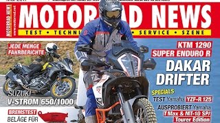 Die neue MOTORRAD NEWS 52017 – das steckt drin [upl. by Annert94]