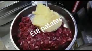 ETLİ PATATES TARİFİ HARİKA BİR TARİF [upl. by Joachima]