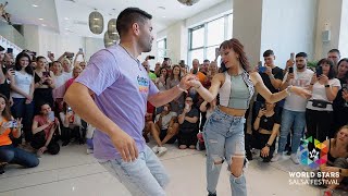 Marco amp Sara  Bachata Workshop at World Stars Salsa Festival 2023 Albena  Bulgaria [upl. by Airdnassac98]