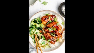 🥡 Slow Cooker Teriyaki Chicken 🥡 [upl. by Anyar]