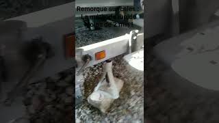 ⚓ ASTUCE BATEAU  Mettre sa remorque sur cale en 2 min  protéger essieu et pneus 👆 Abonnezvous 😉 [upl. by Bartholomeo795]