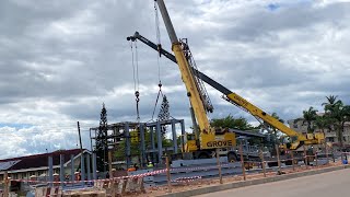 Update On The Ongoing Takoradi First Overhead Footbridge [upl. by Clifton117]